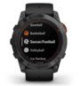 GARMIN Fenix 7X PRO SOLAR, Tamnosivi sa crnim remenom, 51mm, pametni sat, 010-02778-01