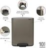 Brabantia Bo Pedal kanta za smeće na pedalu 60l, platina 211409