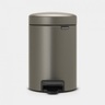 Brabantia Newicon Pedal kanta za smeće 3l, platina 113246