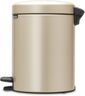 Brabantia Newicon Pedal kanta za smeće 5l, champagne 304446