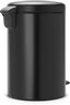 Brabantia Newicon Pedal kanta za smeće 20l, mat crna 114106