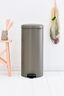 Brabantia Newicon Pedal kanta za smeće 30l, platina 114441