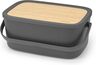 Brabantia Nic prenosiva kutija za hljeb 128264, tamnosiva