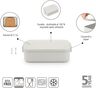 Brabantia Make&Take kutija za hranu To Go, medium svijetlosiva / 202568