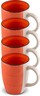 Lamart Happy set keramičkih šoljica 4kom - 260ml LT9075 narančasta