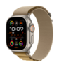 Apple Watch Ultra 2 v2 Cellular 49mm Natural Titanium Case Tan Alpine Loop - Medium