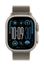 Apple Watch Ultra 2 v2 Cellular 49mm Natural Titanium Case Natural Titanium Milanese Loop - M