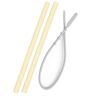 Minikoioi silikonska slamka Flexi Straws 2kom, Žuta