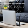 TP-Link AC600 High Gain Wi-Fi Dual Band USB Adapter,433Mbps at 5GHz + 200Mbps at 2.4GHz, USB 2.0, 1 high gain antenna