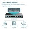 TP-Link switch TL-SG108PE 8-Port Gigabit Desktop PoE+ Easy Smart Switch, 8 Gigabit RJ45 ports including 4 PoE+ ports