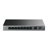 TP-Link LS1210GP 10-Port Gigabit Desktop Switch with 8-Port PoE+, 8× Gigabit PoE+ Ports, 1x Gigabit Non-PoE Port, 1× Gigabit SFP Slot