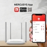 Mercusys 300Mbps Enhanced Wireless N Router, 4x10/100Mbps LAN ports, 1x10/100Mbps WAN port, 4 x 5dBi fixed omni directional antennas