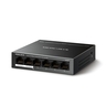 Mercusys MS106LP 6-Port 10/100 Mbps Desktop Switch with 4-Port PoE+, Compatible with 802.3af/at PDs, 40 W PoE Power