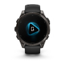 GARMIN Fenix 8 AMOLED Sapphire pametni sat, 47 mm, Carbon Gray, Pebble Gray remen