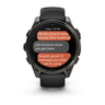 GARMIN Fenix 8 AMOLED Sapphire pametni sat, 47 mm, Carbon Gray, Pebble Gray remen