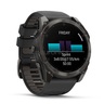 GARMIN Fenix 8 AMOLED Sapphire pametni sat, 51 mm, Carbon Gray, Pebble Gray remen
