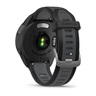 GARMIN Forerunner 165 Music pametni sat, 43 mm, Black, Slate grey remen