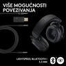 LOGITECH slušalice G PRO X2 LIGHTSPEED gaming bežične sa Blue Mic mikrofonom crne
