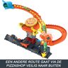Hot Wheels city set za igru - gladna kobra napada piceriju