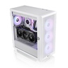 Thermaltake kućište S250 TG ARGB Snow Mid tower case, white, 4x CT120 ARGB white fans