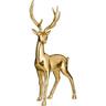 Edelman praznična dekoracija jelen 95x155,5cm - zlatni