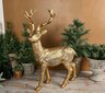 Edelman praznična dekoracija jelen 95x155,5cm - zlatni