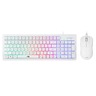 WHITE SHARK BARACUDA gaming set miš i tastatura ORCA bijela žična US layout