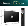 Hisense QLED televizor 55E7NQ, 4K Ultra HD, Smart TV, VIDAA Smart OS, Dolby Atmos, DTS Virtual X decoding
