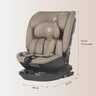 Coccolle autosjedalica i-Size 40-150 cm 360° Velsa, Taupe Brown / 323085243