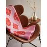 GUESS vunena deka 150x190cm / Peony pink
