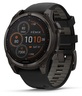 GARMIN Fenix 8 Solar Sapphire pametni sat, 47 mm, Titanium Black, sivi remen, 010-02906-11
