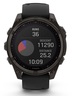 GARMIN Fenix 8 Solar Sapphire pametni sat, 47 mm, Titanium Black, sivi remen, 010-02906-11