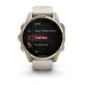 GARMIN Fenix 8 AMOLED Sapphire pametni sat, 43 mm, Sapphire, zlatno/sivi remen, 010-02903-11