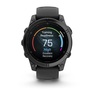 GARMIN Fenix 8 E AMOLED pametni sat, 47 mm,  Slate Gray Steel, crni remen, 010-03025-01