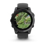 GARMIN Fenix 8 E AMOLED pametni sat, 47 mm,  Slate Gray Steel, crni remen, 010-03025-01