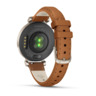 GARMIN Lily 2 Classic pametni sat, 35.4 mm, Cream Gold Tan, 010-02839-02