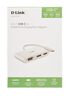 D-Link USB-C Hub 3 u 1 DUB-V310, type C na VGA, HDMI, DP