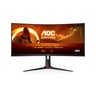 AOC monitor CU34G2XP gaming zakrivljeni, 34, WQHD, VA, 430 cd/m2, HDR400, AMD FreeSync Premium, HDMI, DP, 180Hz, 1ms