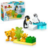 LEGO DUPLO Town Obitelji divljih životinja pingvini i lavovi 10442