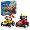 LEGO City Auto dostavljača pizze vs. vatrogasno vozilo u utrci 60458