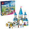 LEGO® Disney Princess Pepeljugin dvorac i kočija s konjem 43275