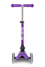 Mini Micro Deluxe Foldable LED Purple romobil