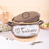 Metalac klasična duboka šerpa s poklopcem BAKERY 22cm/5,3lit