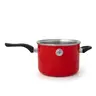 Metalac lonac za paru 20cm/3lit, crveni