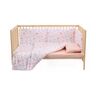 KUKKA set ogradica, jastuk, jorgan i posteljina (Bunny Pink), KFT1000