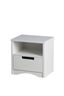 Drveni noćni ormarić - Classic - bijeli