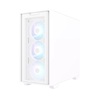 ASUS kućište A21 PLUS TG ARGB WHITE 4x 120mm ARGB fans, micro ATX Mini-ITX,
