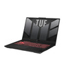 ASUS TUF A17 Gaming laptop FA707NUR-HX002, 17,3" FHD IPS 144Hz G-Sync, AMD Ryzen 7 7435HS, 16GB DDR5 RAM, 512GB SSD, GeForce RTX 4050 6GB, FreeDOS