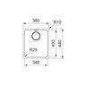 Franke sudoper Mythos - MYX 110-34