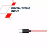 CANYON USB Type-C slušalice SEP-5, 1.2m kabel, Crvene